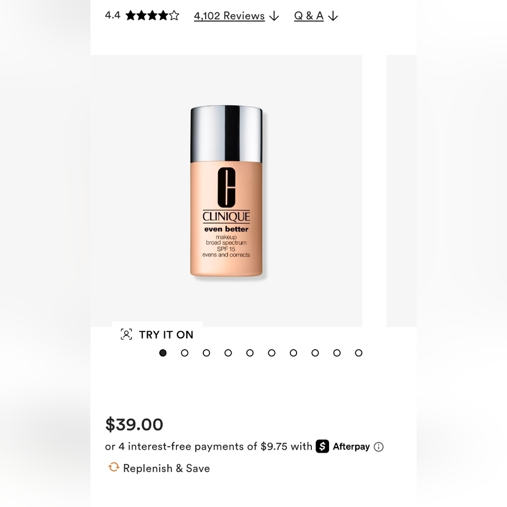 Clinique Even Better Foundation SPF 15 – Neutral Beige Tone